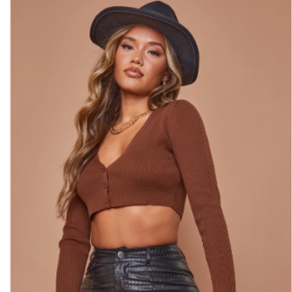 PLT cropped cardigan